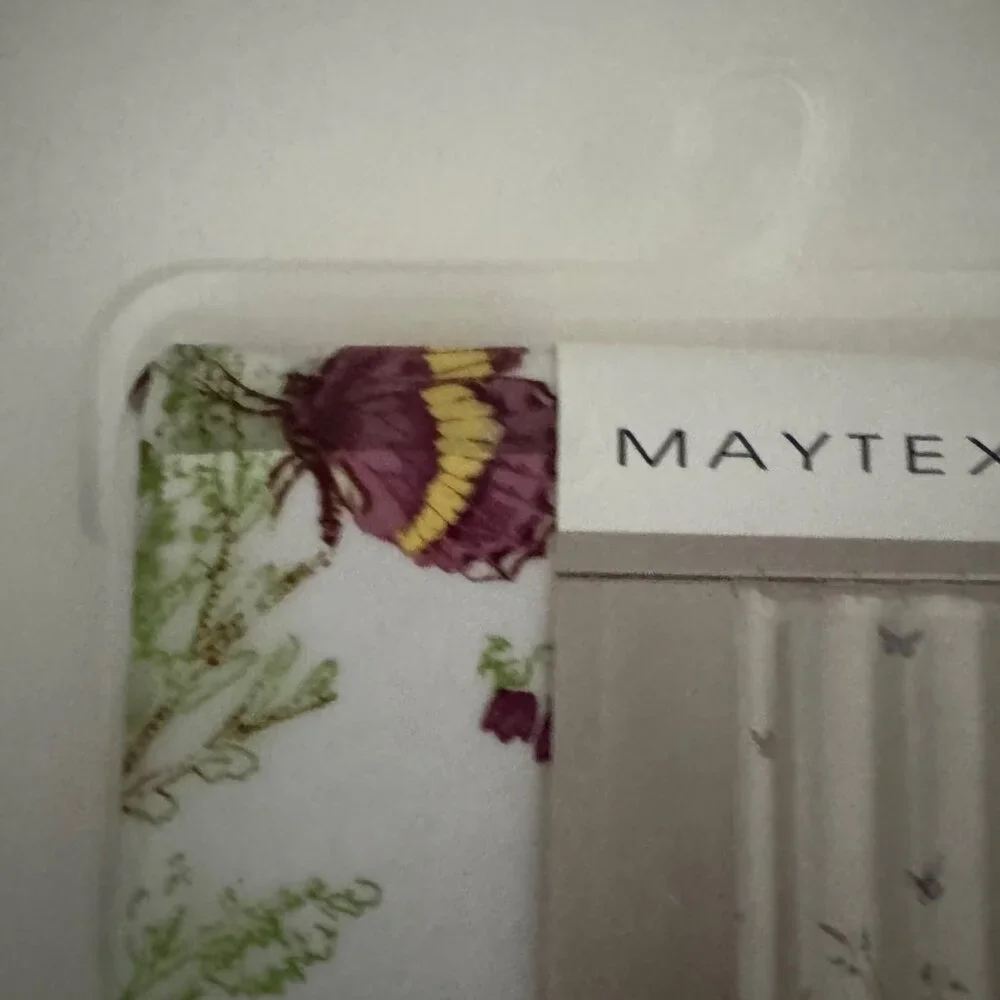 Maytex Garden Flight Peva Shower Curtain New